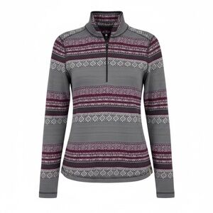 Old Ranch 1/2 Zip Fair Isle Pullover Knit Top Women’s Size M